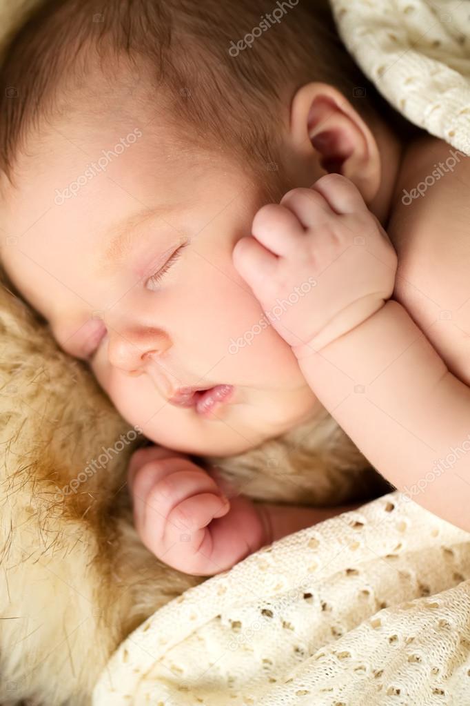 cute baby sleeping