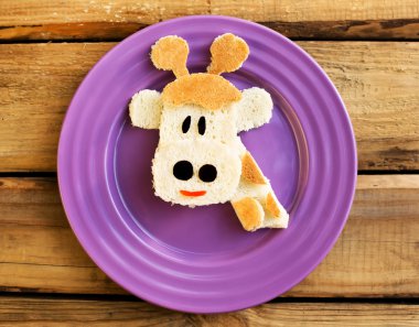 Şirin sabah kahvaltıda