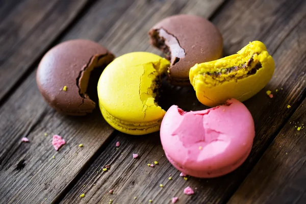 Macaron colorati tradizionali francesi — Foto Stock