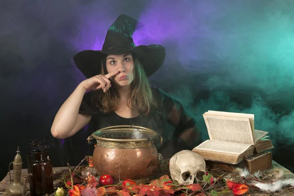 Halloween witch — Stock Photo, Image