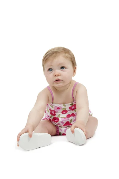 Bambina in costume da bagno — Foto Stock