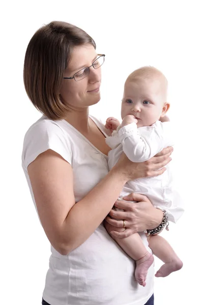 Mother with her baby daughter — Stock Photo, Image