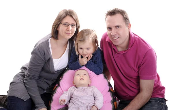 Familia feliz — Foto de Stock