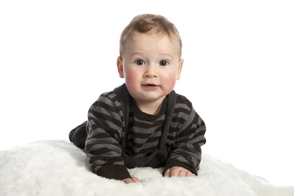 Schattig baby jongen — Stockfoto