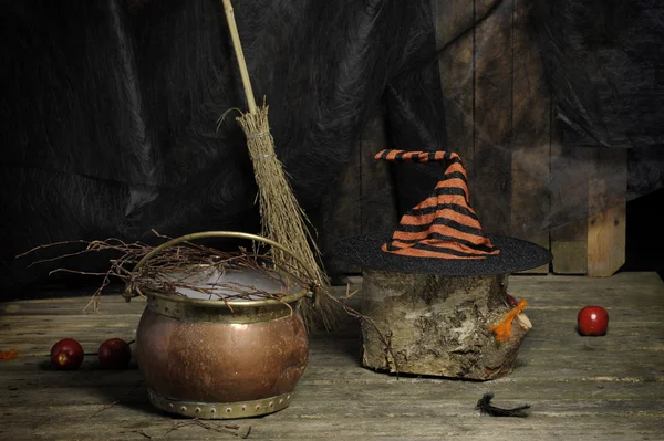 Vintage objekt för helloween — Stockfoto