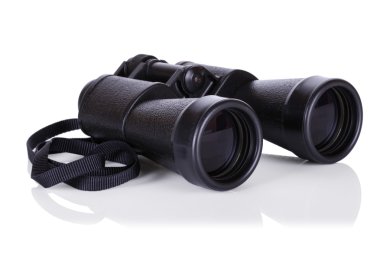 beyaz izole dürbün