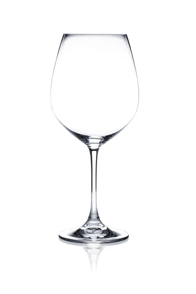 Cocktail glass set. Red wine empty glass on white — Stock Photo, Image