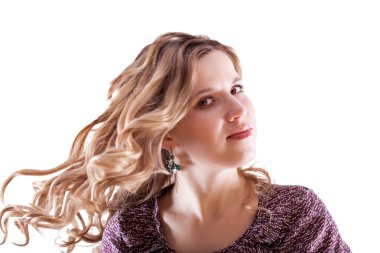 seksi sarışın genç bayan beyaz