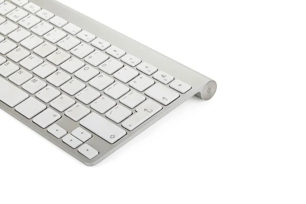 Клавиатура компьютера изолирована на белом фоне — стоковое фото