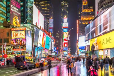 New York, Amerika 'da Times Meydanı' nda..