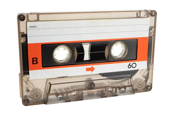 Cassette Tape White Background — Stock Photo, Image