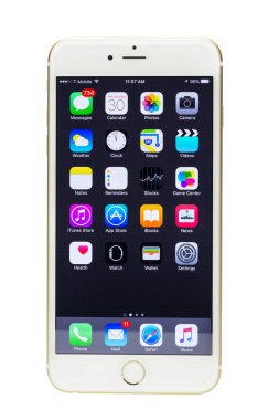 bir cep telefonu ekranı.