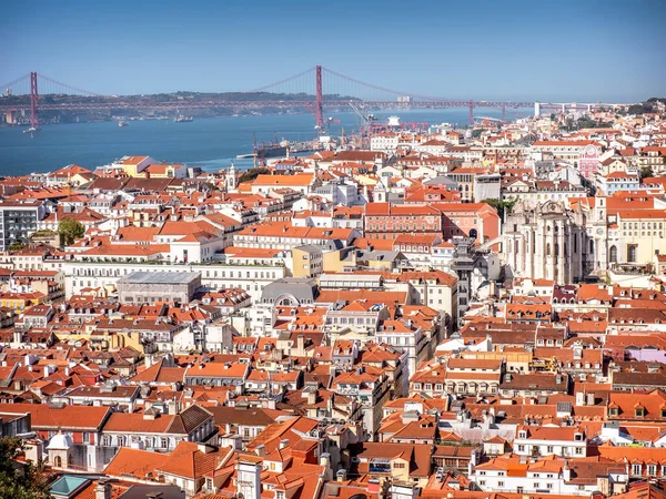 Aerial View Architecture Lisbon Portugal — Stock Photo, Image