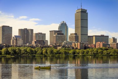 Massachusetts, ABD 'de Boston manzarası.