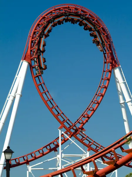 Scaring Loops Roller Coaster — Stock Photo, Image