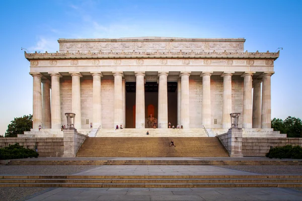 华盛顿特区的林肯纪念堂 — 图库照片