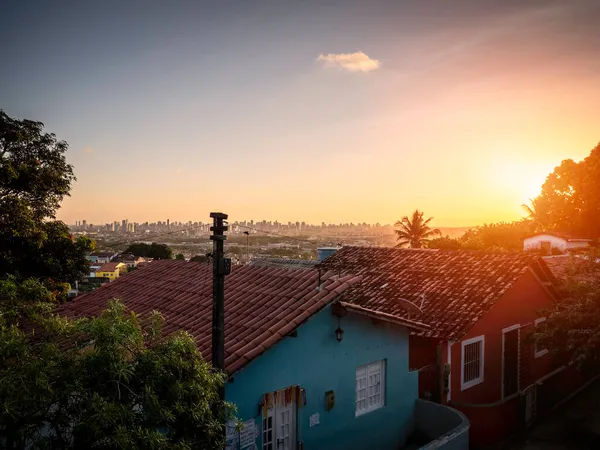 Vista Arquitectura Histórica Olinda Pernambuco Brasil — Foto de Stock