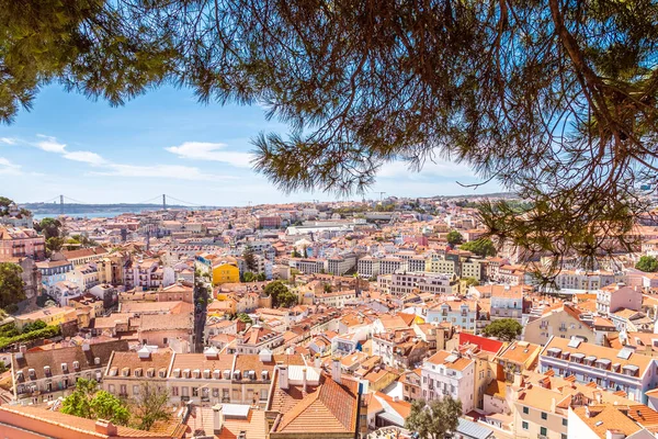 Aerial View Lisbon Portugal — Stock Photo, Image