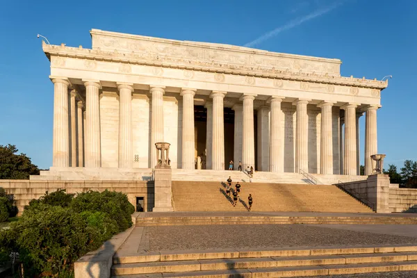 美国华盛顿特区林肯纪念堂景观 — 图库照片