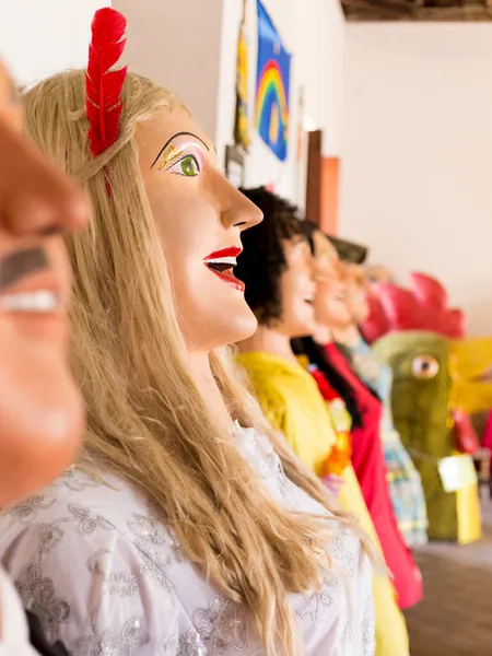 Brazilian Carnival Decoration Made Olinda Pernambuco Brazil — Stock Photo, Image