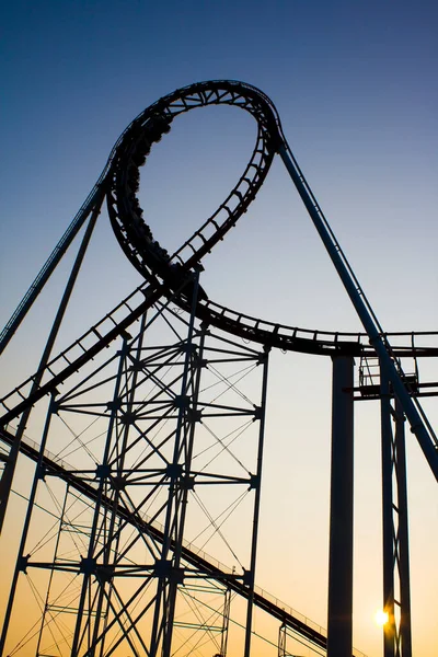 Scaring Loops Rollercoaster — Stock Photo, Image