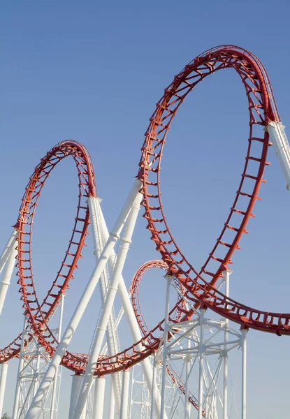 Los Asquerosos Bucles Una Montaña Rusa —  Fotos de Stock