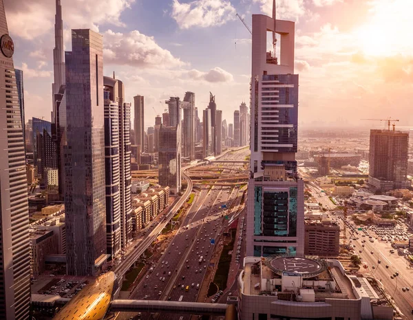 Die Erstaunliche Und Atemberaubende Architektur Dubais Den Vereinigten Arabischen Emiraten — Stockfoto