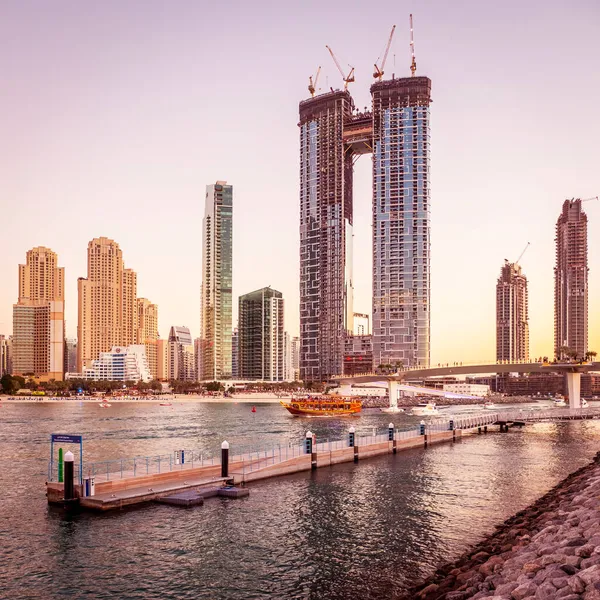 Die Erstaunliche Und Atemberaubende Architektur Dubais Den Vereinigten Arabischen Emiraten — Stockfoto