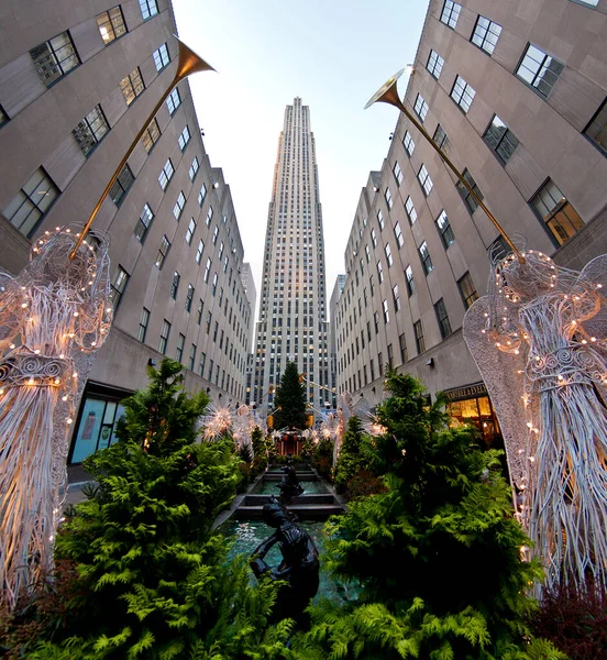 Rockefeller Center Nowym Jorku Usa — Zdjęcie stockowe