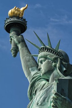 New York 'taki ikonik Özgürlük Anıtı, ABD.