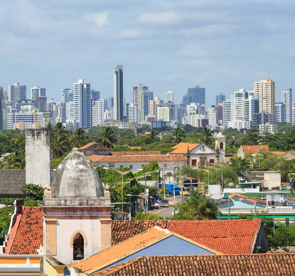 Utsikt Över Den Historiska Arkitekturen Olinda Pernambuco Brasilien — Stockfoto