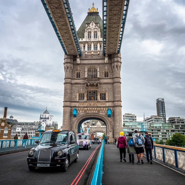 Знаковий Тауерський Міст Лондоні Велика Британія — стокове фото