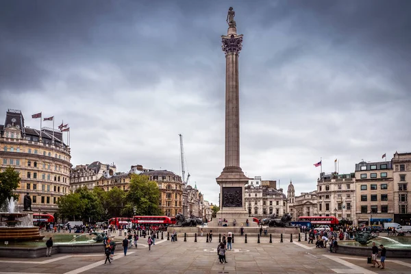 Trafalgar Square Londonban Egyesült Királyság — Stock Fotó