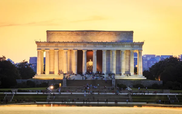 Washington Présentant Architecture Néoclassique Lincoln Memorial — Photo
