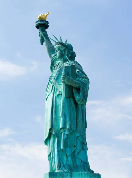 纽约市标志性的自由女神像 — 图库照片