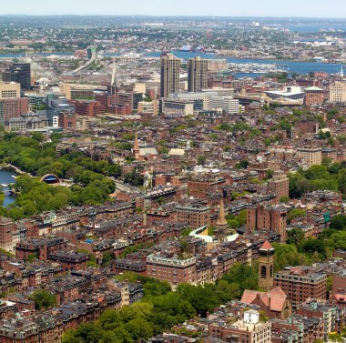 Massachusetts, ABD 'de Boston manzarası.
