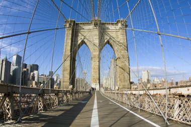 New York 'taki Broolyn Köprüsü, ABD.