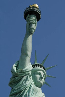 New York 'taki ikonik Özgürlük Anıtı, ABD.