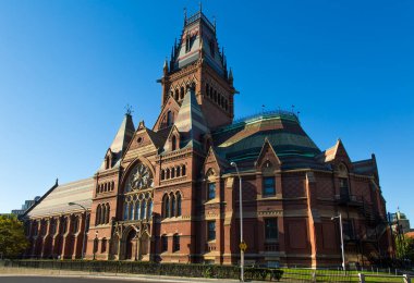 Cambridge, Massachusetts, ABD 'deki Harvard Üniversitesi' nin mimarisi..