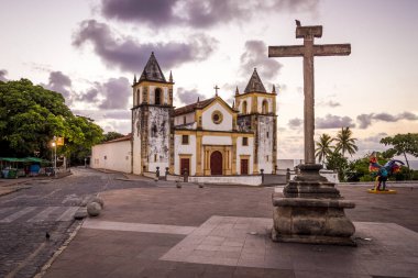Olinda 'nın Brezilya, Pernambuco' daki sömürge mimarisi.