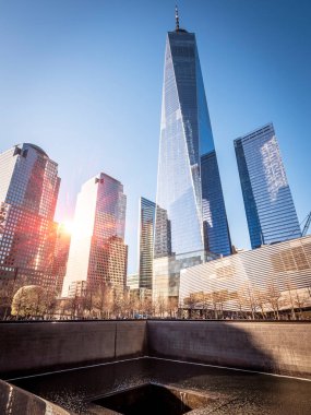 New York 'ta Dünya Ticaret Merkezi' nin sıfır noktasında yeni binalar inşa edildi..