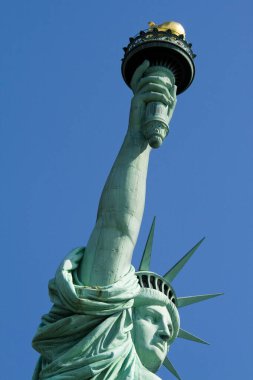 New York 'taki ikonik Özgürlük Anıtı, ABD.