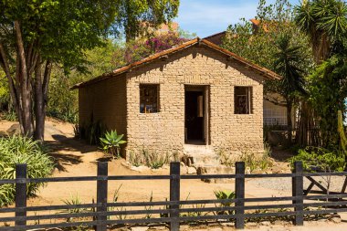 Efendi Vitalino 'nun eski evinin kırsal mimarisi ve günümüzde Caruaru, PE, Brezilya' daki müze..