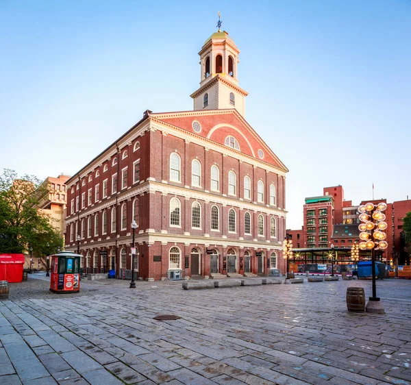 美国马萨诸塞州波士顿的历史建筑 — 图库照片