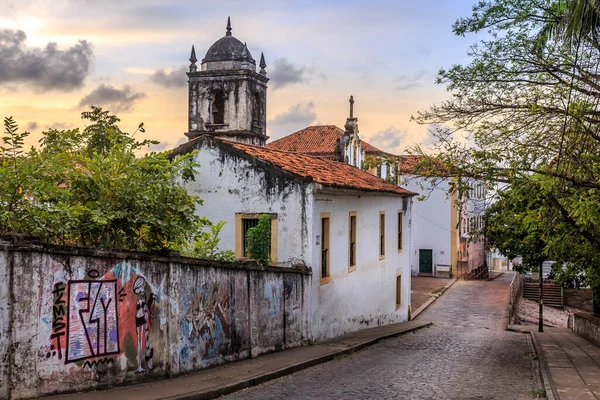 Vista Arquitectura Colonial Olinda Pernambuco Brasil — Foto de Stock