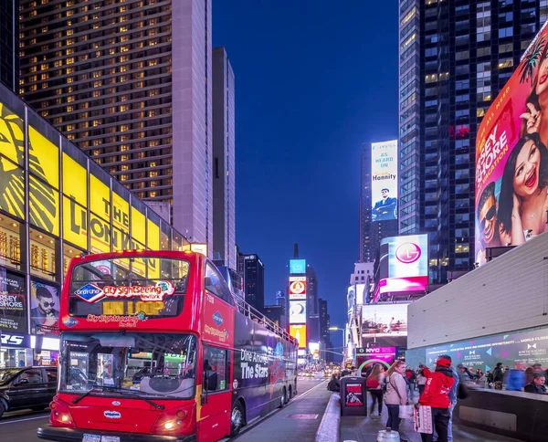 Architecture Emblématique Ville New York Aux États Unis Times Square — Photo