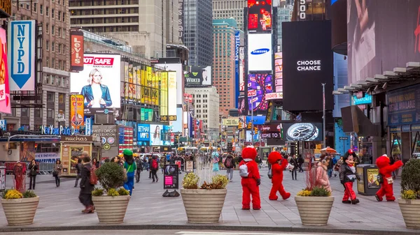 Iconische Architectuur Van New York City Times Square — Stockfoto