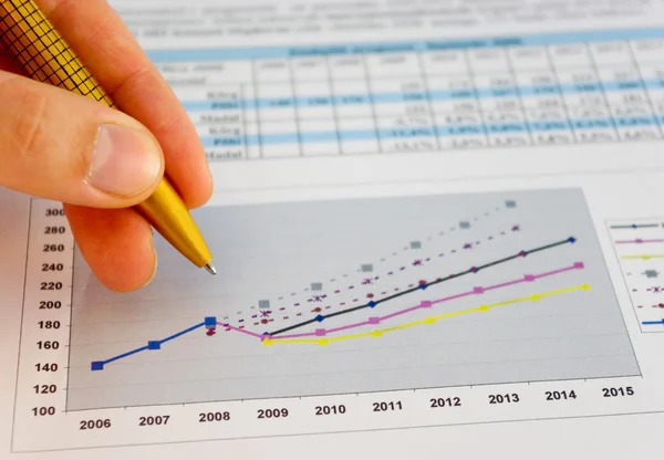 Gráfico de negocios —  Fotos de Stock