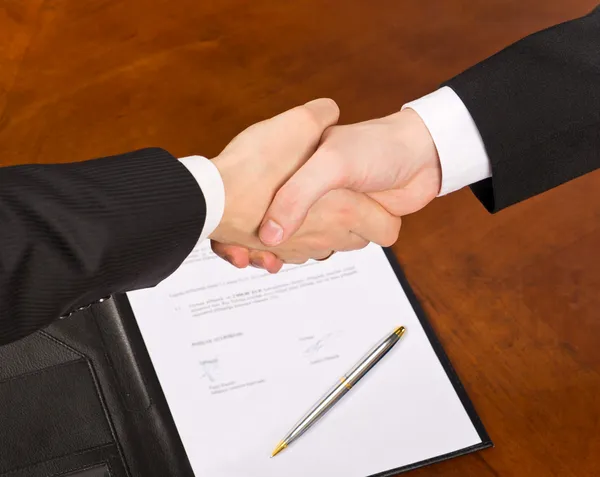 Firma del contratto — Foto Stock