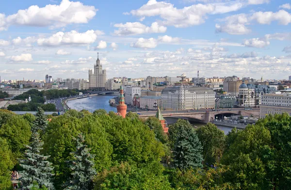 Vista aérea do Centro de Moscou Fotos De Bancos De Imagens Sem Royalties